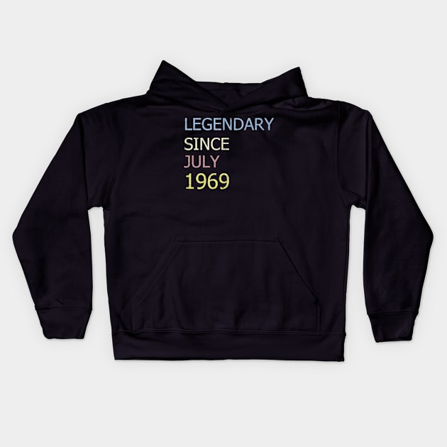 LEGENDARY SINCE JULY 1969 Kids Hoodie by BK55